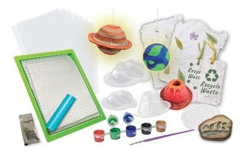 KIT PARA HACER PAPEL - RECICLAJE-EL JUGUETERO