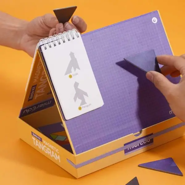 JUEGO MAGNÉTICO TANGRAM INFANTIL - DESAFÍO Y APRENDIZAJE