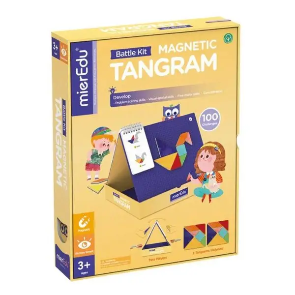 JUEGO MAGNÉTICO TANGRAM INFANTIL - DESAFÍO Y APRENDIZAJE