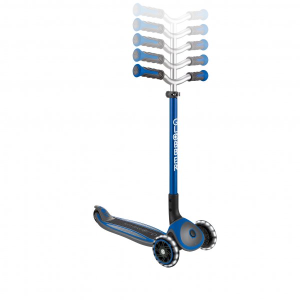PATINETA MASTER LUCES LED - AZUL - +4 AÑOS-EL JUGUETERO