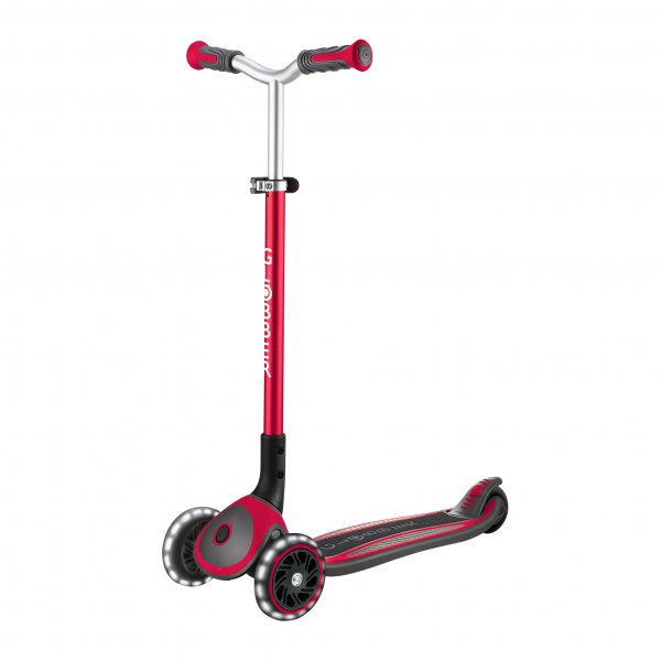 PATINETA MASTER LUCES LED - ROJA-EL JUGUETERO