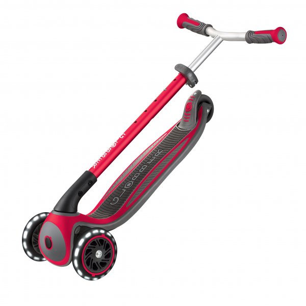 PATINETA MASTER LUCES LED - ROJA-EL JUGUETERO
