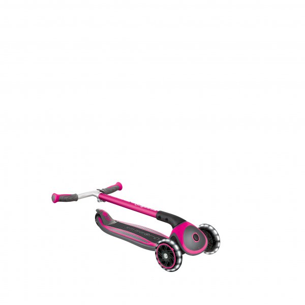 PATINETA MASTER LUCES LED - ROSADA-EL JUGUETERO
