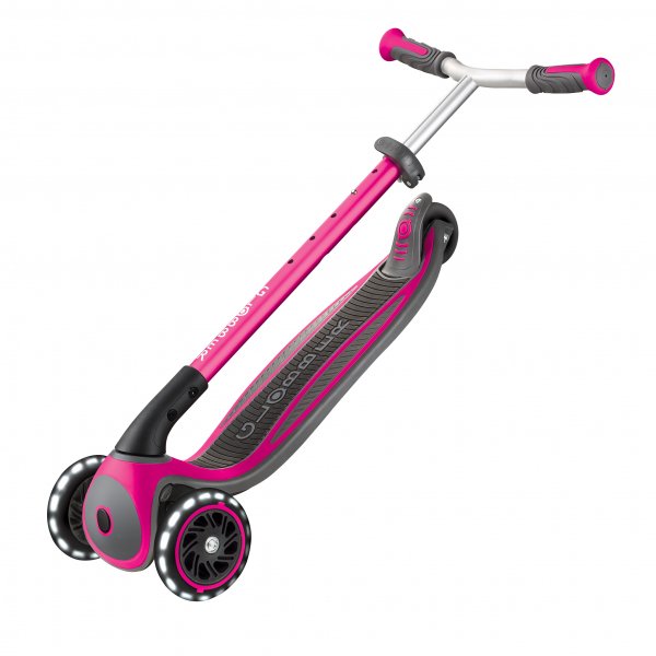 PATINETA MASTER LUCES LED - ROSADA-EL JUGUETERO
