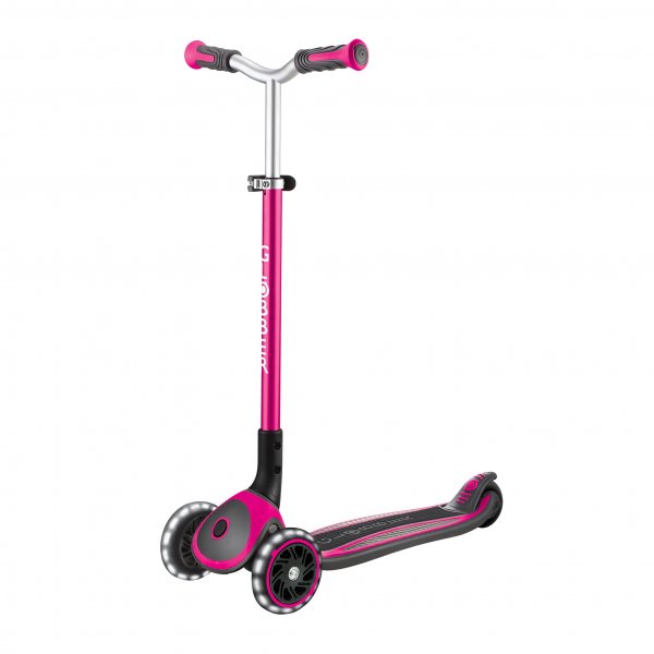 PATINETA MASTER LUCES LED - ROSADA-EL JUGUETERO