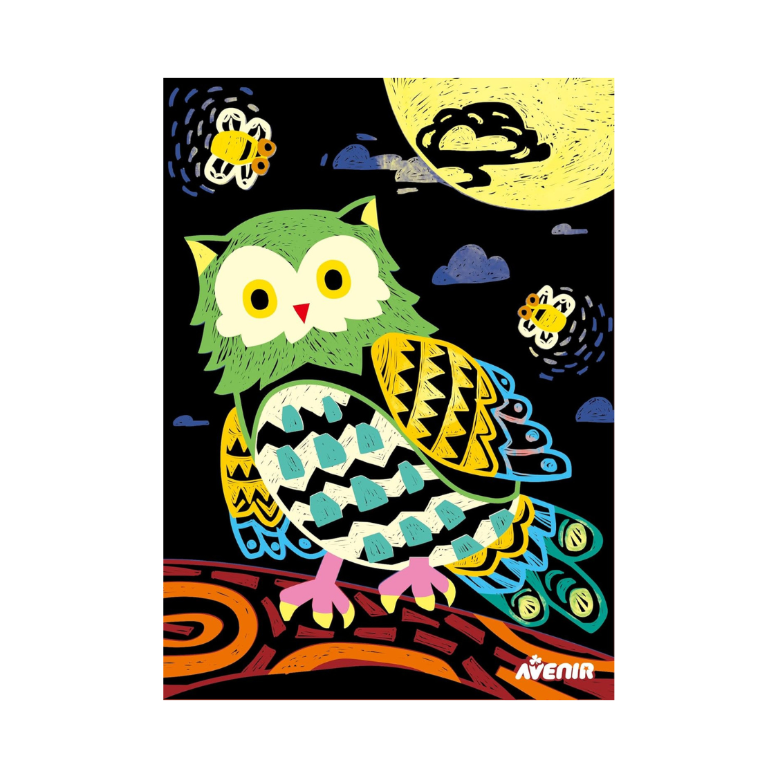 ARTE SCRATCH PARA NIÑOS PAJAROS
