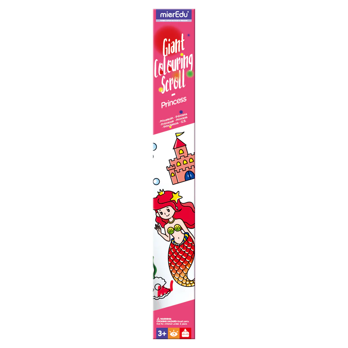 ROLLO PARA COLOREAR GIGANTE PARA NIÑAS - PRINCESAS