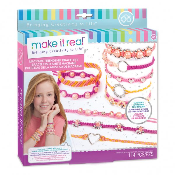 PULSERAS AMIGAS MACRAMÉ-EL JUGUETERO