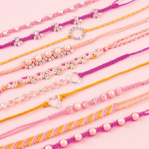 PULSERAS AMIGAS MACRAMÉ-EL JUGUETERO