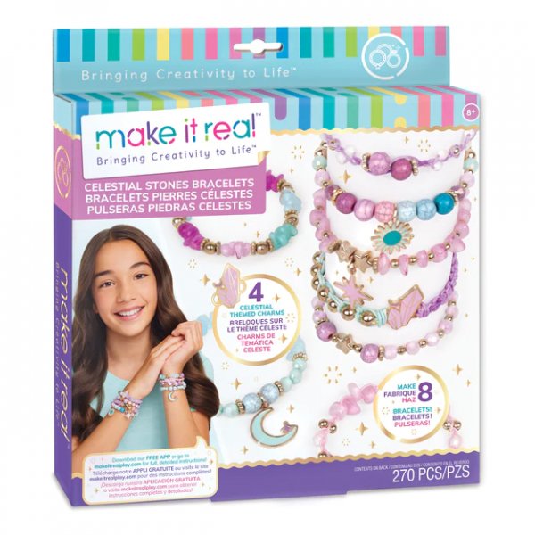 KIT PULSERAS CON PIEDRAS CELESTIALES-EL JUGUETERO