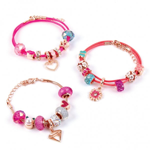 PULSERAS DIJES ROSA-EL JUGUETERO