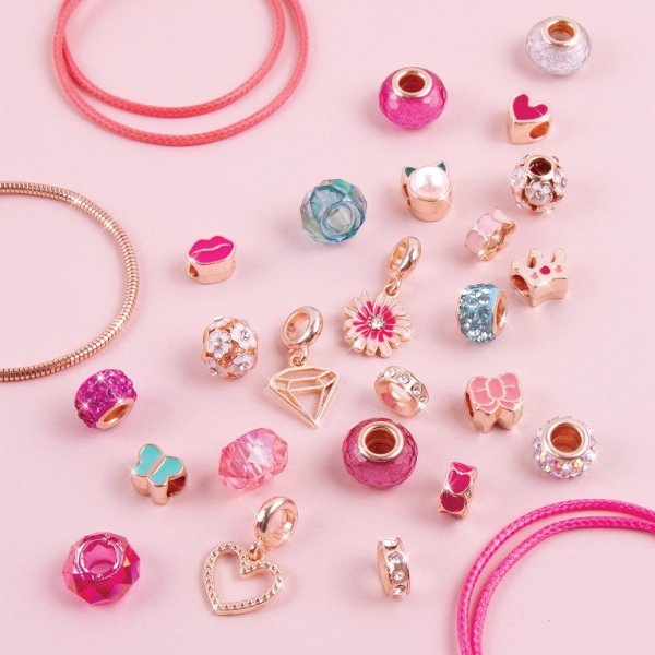 PULSERAS DIJES ROSA-EL JUGUETERO