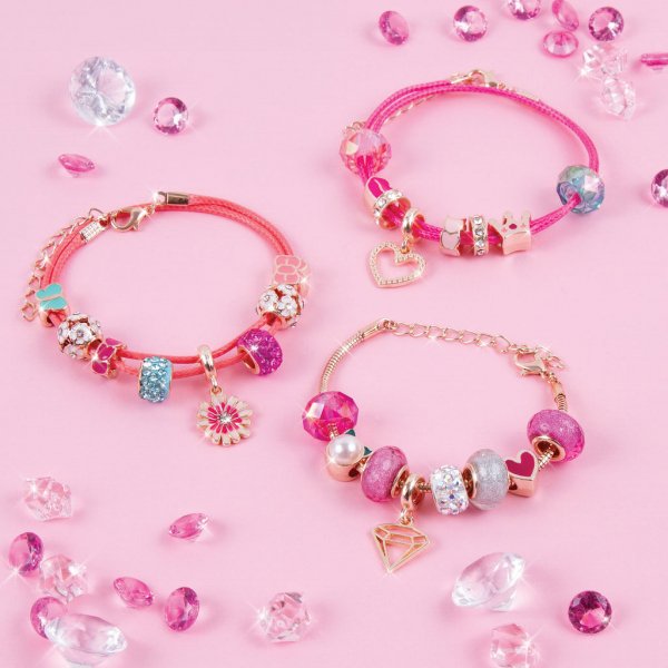 PULSERAS DIJES ROSA-EL JUGUETERO