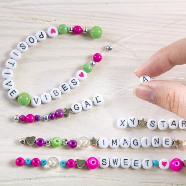 PULSERAS LETRAS-EL JUGUETERO