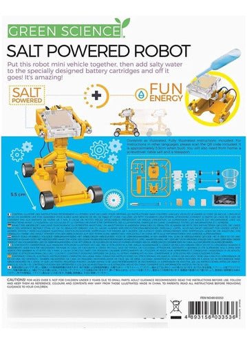 KIT ROBOT ENERGÍA AGUA SALADA PARA NIÑOS-EL JUGUETERO