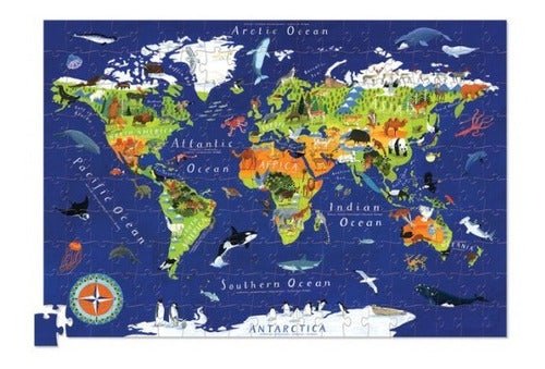 ROMPECABEZAS 200 PIEZAS ANIMALES DEL MUNDO-EL JUGUETERO