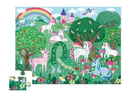 ROMPECABEZAS 36 PIEZAS JARDÍN DE UNICORNIOS-EL JUGUETERO