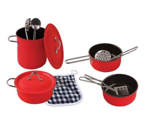 Set Utensilios De Cocina Juguete - 11 Piezas-EL JUGUETERO
