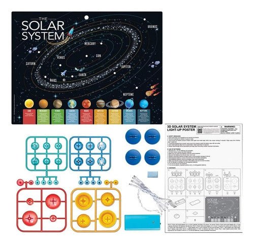 SISTEMA SOLARR 3D CON LUCES-EL JUGUETERO