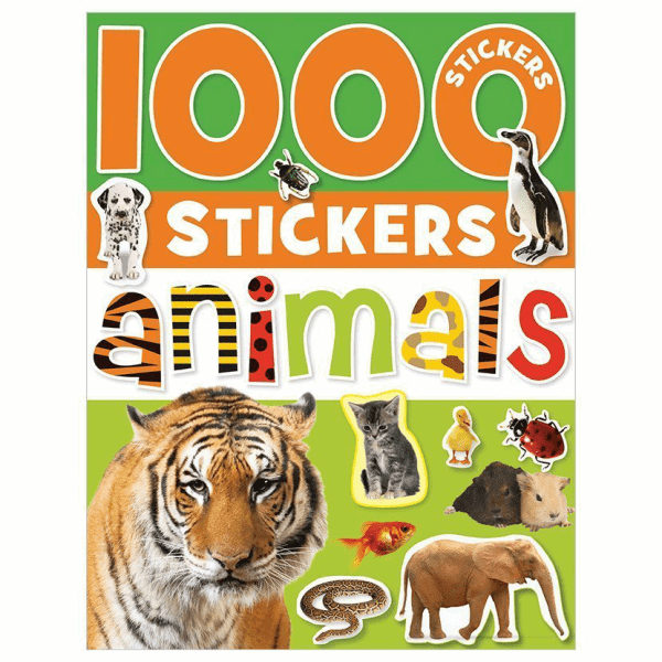 1000 STICKERS DE ANIMALES PARA NIÑOS Y NIÑAS