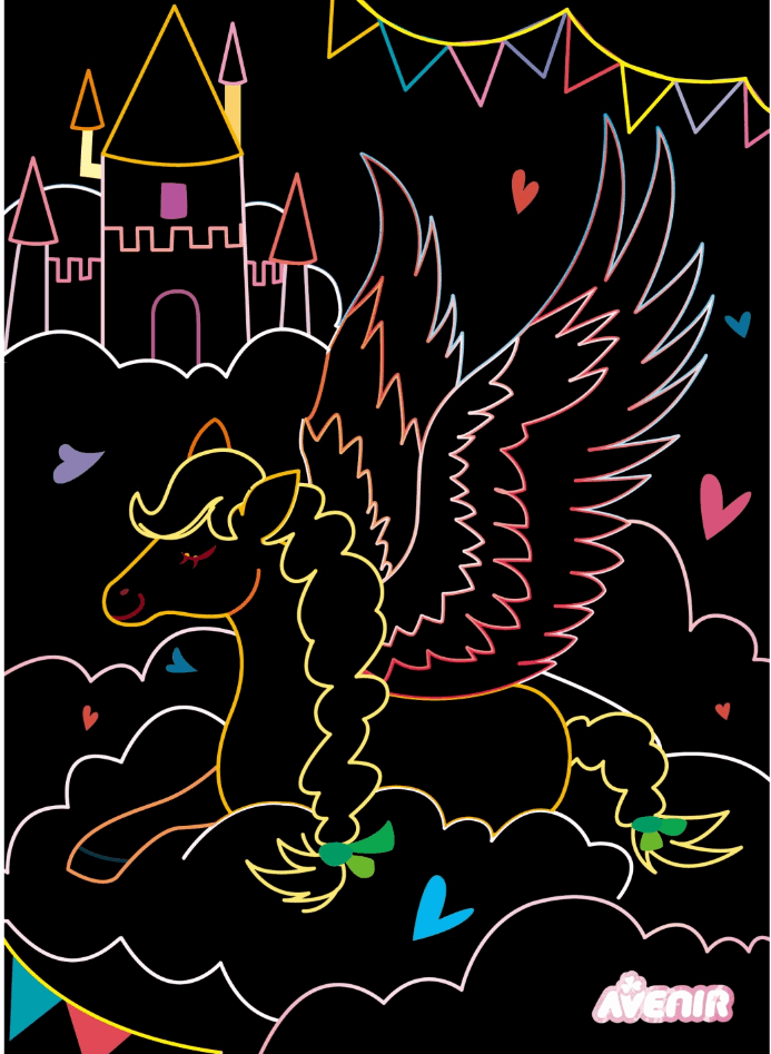 ARTE SCRATCH - PEGASOS