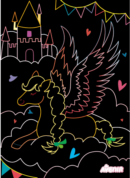 ARTE SCRATCH - PEGASOS