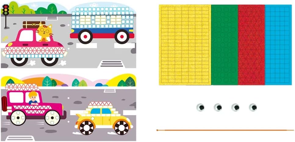 LIBRO CREATIVO PARA NIÑOS CREA TU HISTORIA CARROS