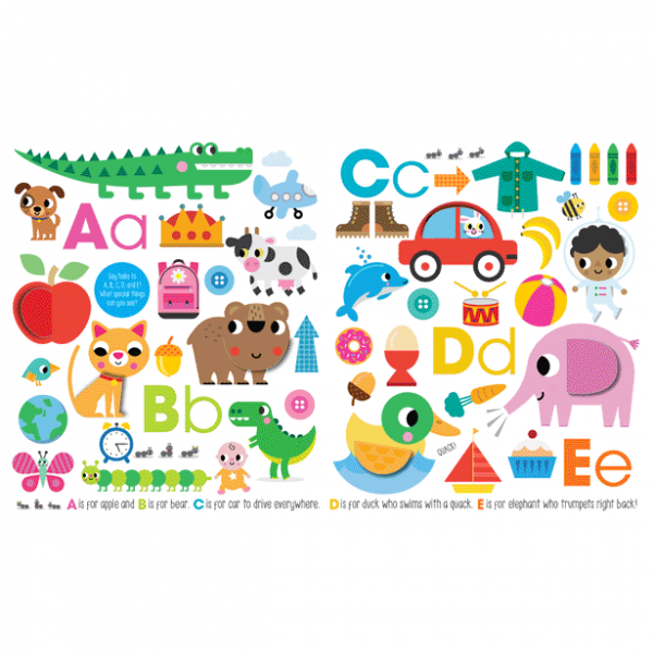 LIBRO INFANTIL ABC AZUL MAKE BELIEVE