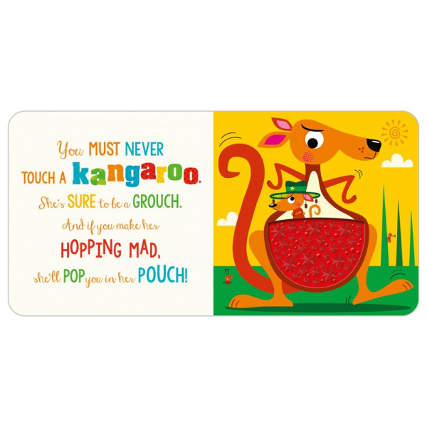 LIBRO SENSORIAL PARA NIÑOS - NUNCA TOQUES UN KOALA - MAKE BELIEVE IDEAS