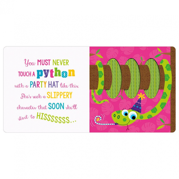 LIBRO SENSORIAL PARA NIÑOS - NUNCA TOQUES UN TIGRE - MAKE BELIEVE IDEAS