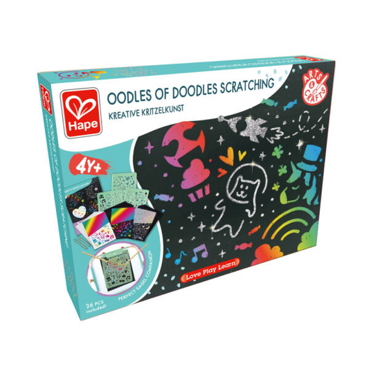 SET DE ARTE PARA NIÑOS - RASPA Y DIBUJA