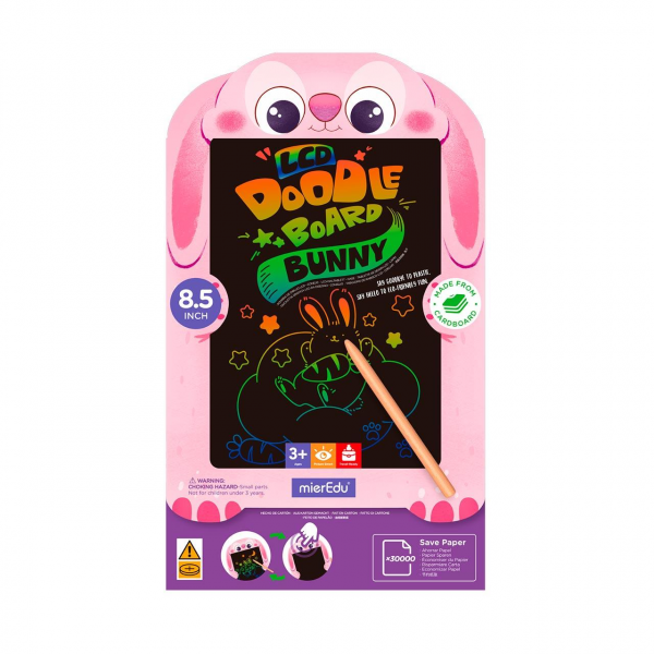 PIZARRA MÁGICA LCD 8.5” INFANTIL CONEJO - DIBUJO