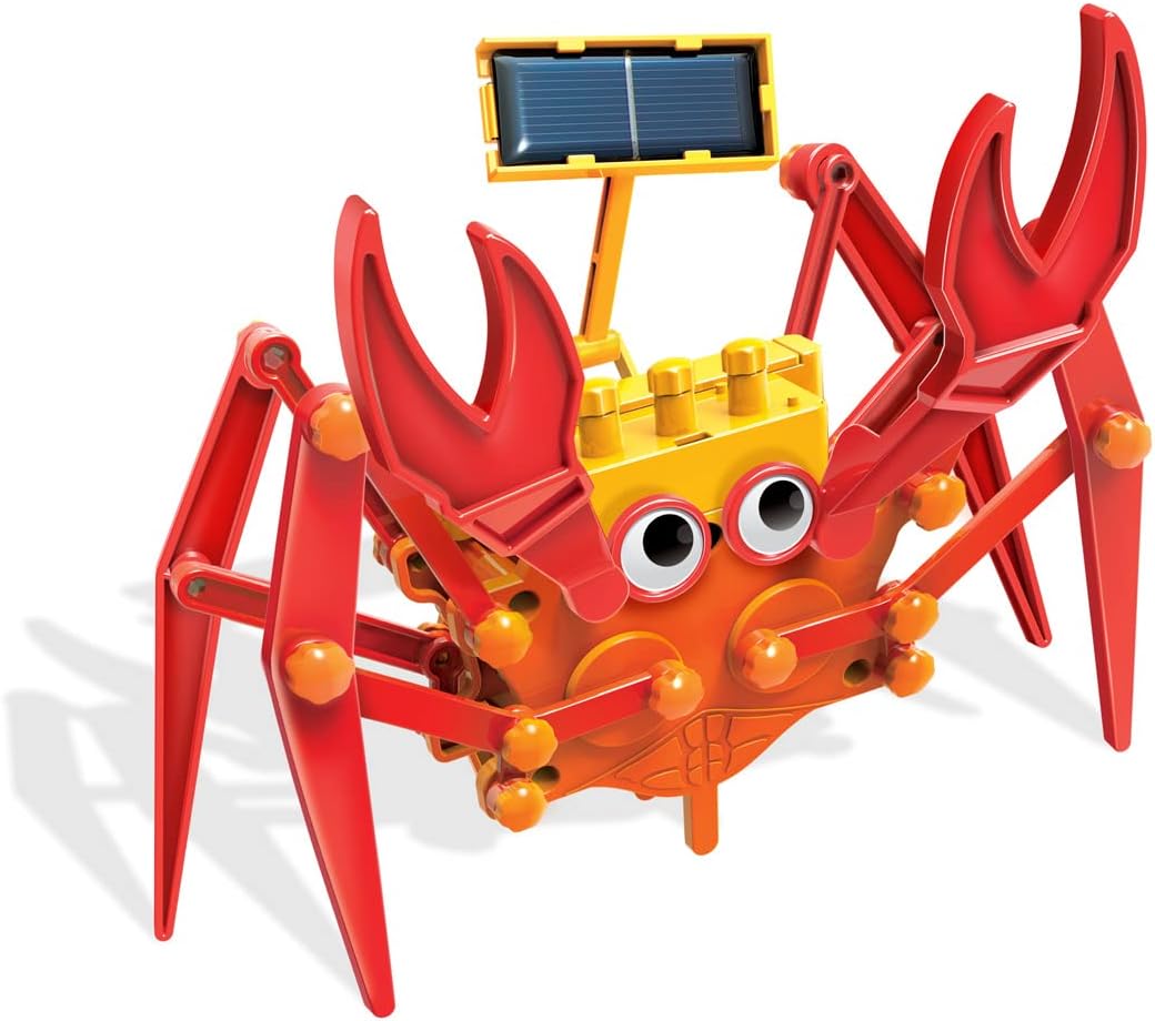 Kit Robot Cangrejo - Juguete Educativo Energia Solar-EL JUGUETERO