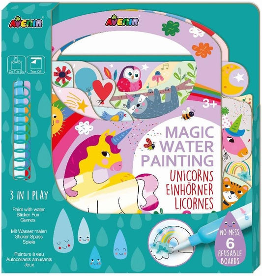 LIBRO DE PINTURA MÁGICA UNICORNIOS
