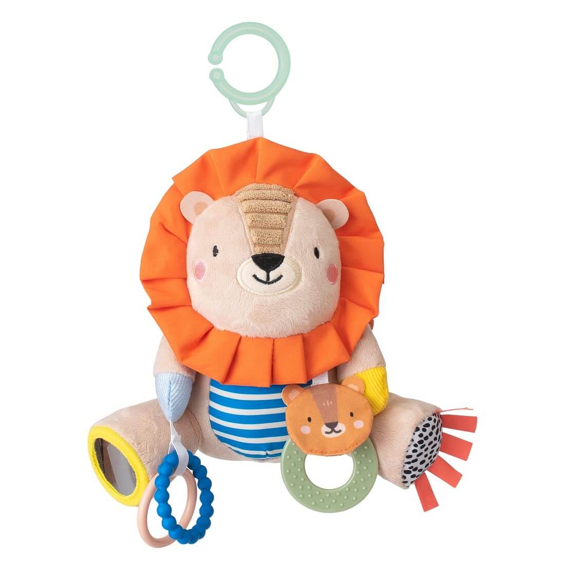 MUÑECO DE ACTIVIDADES LEÓN HARRY TAF TOYS - JUGUETE SENSORIAL PARA BEBÉS