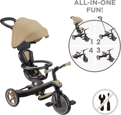 TRICICLO EVOLUTIVO 4 EN 1 EXPLORER TRIKE - TAUPE