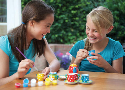 PINTA TU PROPIO JUEGO DE TÉ EN MINIATURA - MANUALIDAD CREATIVA PARA NIÑOS-EL JUGUETERO