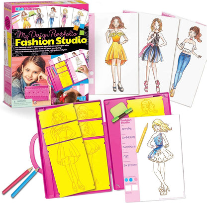 KIT DE MANUALIDADES PARA DISEÑO DE MODAS - FASHION STUDIO-EL JUGUETERO