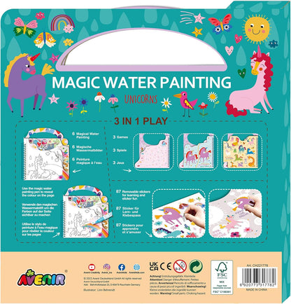 LIBRO DE PINTURA MÁGICA UNICORNIOS