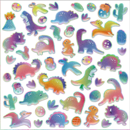 STICKERS ACOLCHADOS DE DINOSAURIOS
