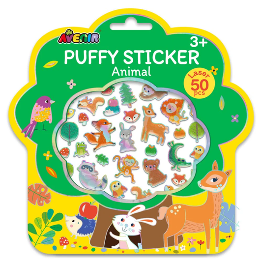 STICKERS ACOLCHADOS ANIMALES