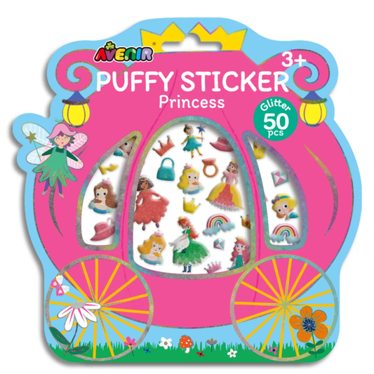 STICKERS ACOLCHADOS DE PRINCESAS