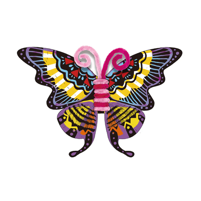 HOJAS DE ARTE SCRATCH - MARIPOSAS