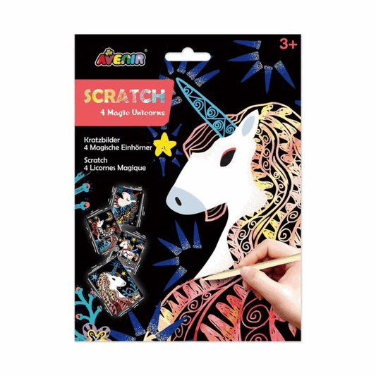 ARTE SCRATCH - UNICORNIOS-EL JUGUETERO