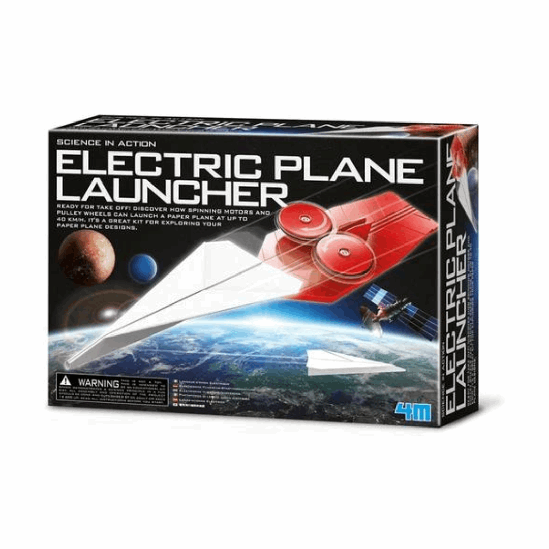 LANZADOR DE AVIÓN ELÉCTRICO-EL JUGUETERO