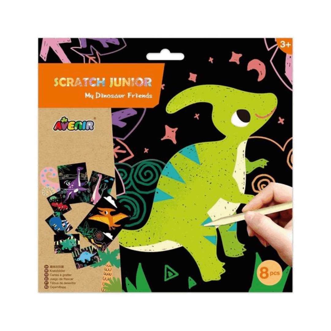 ARTE SCRATCH - DINOSAURIOS-EL JUGUETERO
