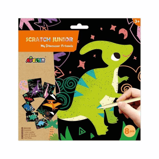 ARTE SCRATCH - DINOSAURIOS-EL JUGUETERO