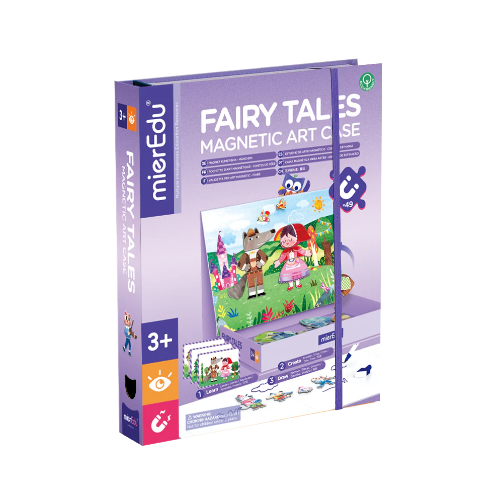 ESTUCHE DE ARTE MAGNÉTICO HADAS PARA NIÑAS - JUEGO EDUCATIVO PORTÁTIL