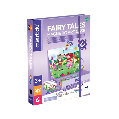 ESTUCHE DE ARTE MAGNÉTICO HADAS PARA NIÑAS - JUEGO EDUCATIVO PORTÁTIL