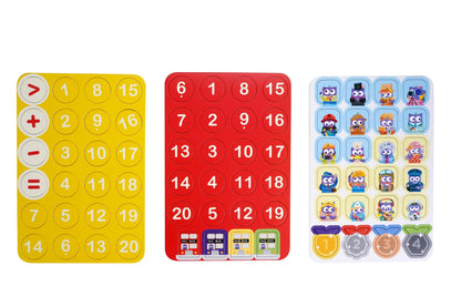 JUEGO DIDÁCTICO MAGNÉTICO INFANTIL - AUTOBÚS MATEMÁTICO